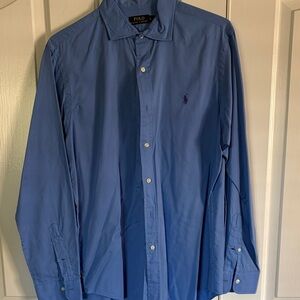 Ralph Lauren Men's Classic Blue Dress Shirt